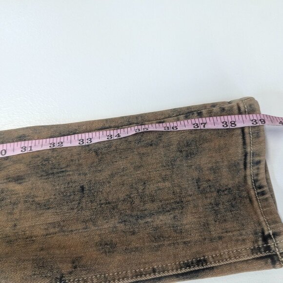 CJ Black Premium Size 34/32 Distressed Brown/Blue Skinny Flex - Picture 13 of 16